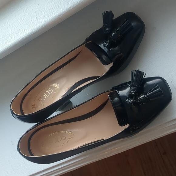 *black* Tod's heeled loafers - Picture 5 of 14